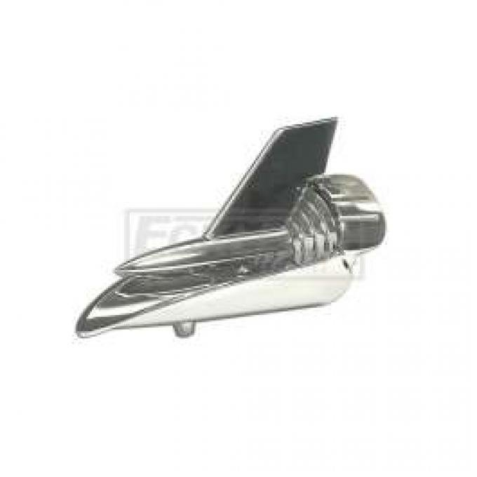 Chevy Hood Rockets, Chrome, Good, 1957