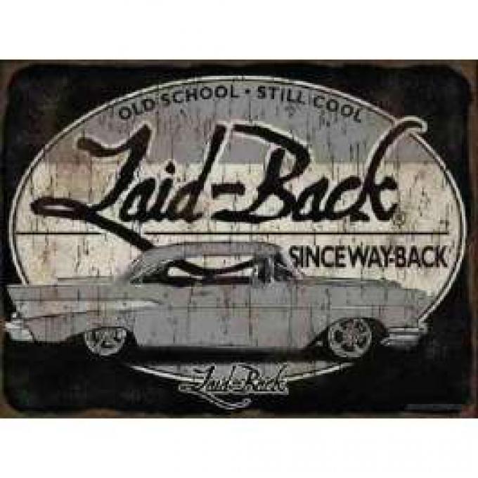 Laid Back Laid Back Ink Halfway Tin Sign 12 X 16