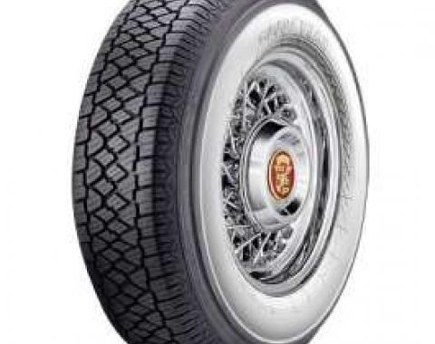 Chevy Radial Tire, 205/75-R15 With 2-3/4 Wide Whitewall, Goodyear, 1955-1956