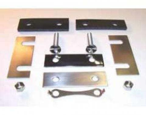 Chevy Radiator Core Support Hardware Kit, Stainless Steel, 1955-1957