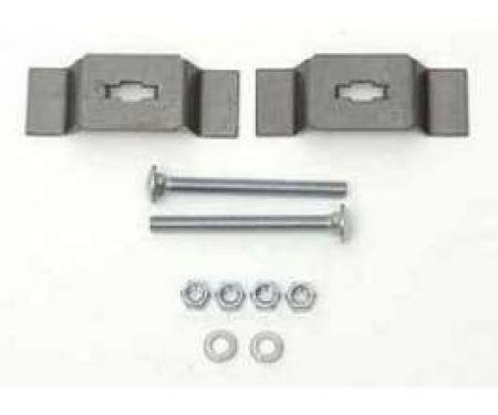 Chevy Gas Tank Strap Anchor Brackets & Hardware, 1955-1957