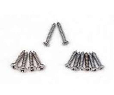 Chevy Headlight Bezel Screw Set, 1955-1957