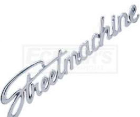 Chevy Street Machine Script Emblem, Chrome, 1955-1957