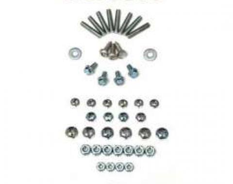 Chevy Hood Bolt, Stud, Nut & Screw Fastener Kit, 1957