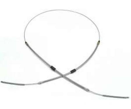 Chevy Rear Emergency Brake Cable, Replacement, 1955-1957