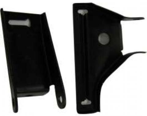 Chevy Emergency Brake Brackets, Floor, 1955-1957