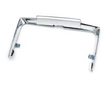 Chevy License Plate Frame, Chrome, Accessory, 1956