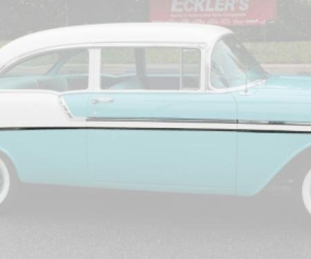 Chevy Side Molding Kit, Bel Air, 2-Door, Show Quality, 1956