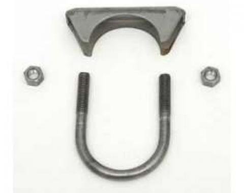 Chevy Muffler Clamp, 2, Stainless Steel, 1955-1957