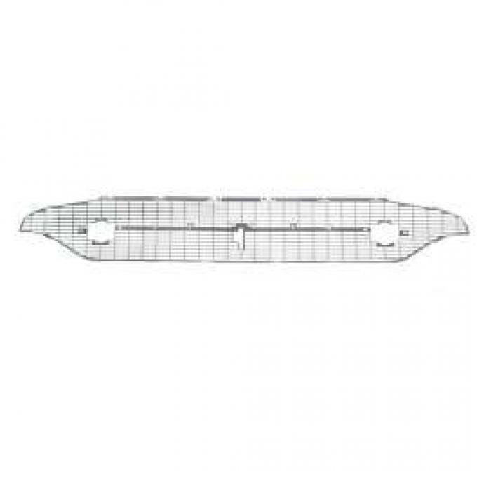 Chevy Silver Grille, Custom, For Smoothie Bumper, 1957