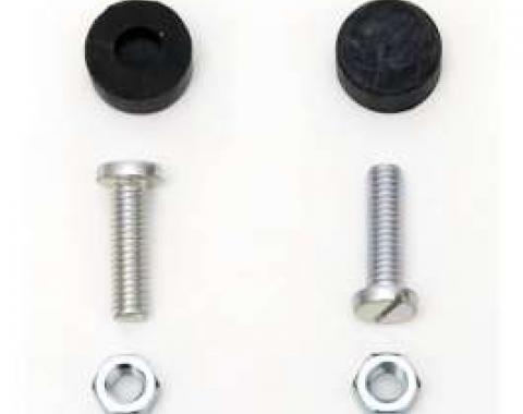 Chevy Hood Stop Grommet & Bolt Kit, 1957