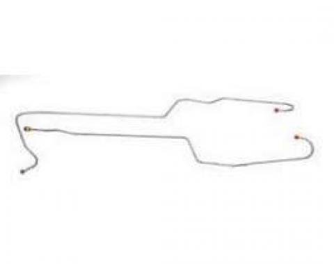 Chevy Transmission Cooling Lines, Stainless Steel, Powerglide, Small Block, 1957