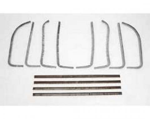 Chevy Door Edge Bands, 210 & Bel Air 4-Door Hardtop, 1956