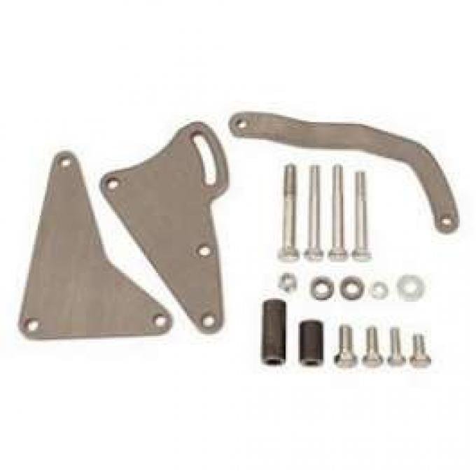 Chevy Alternator Bracket Kit, Big Block, Short Water Pump Extra Clearance, 1955-1957