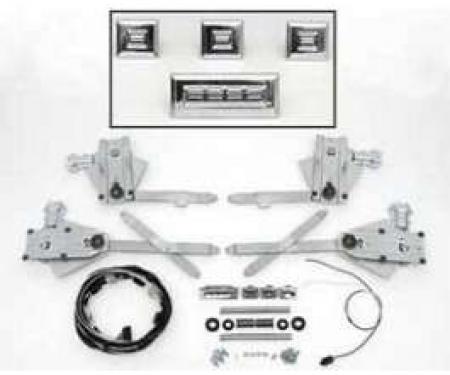 Chevy Power Window Kit, 2-Door Hardtop, 1955-1957