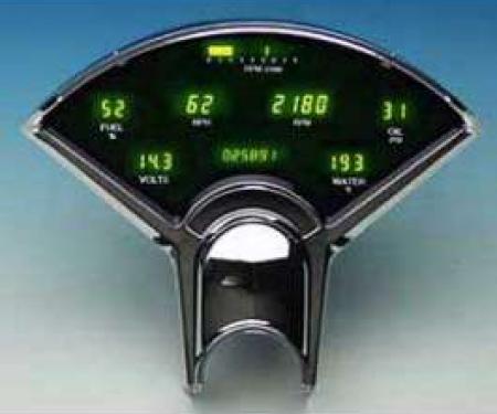 Chevy Dakota Digital Dash Kit, Green, 1955-1956