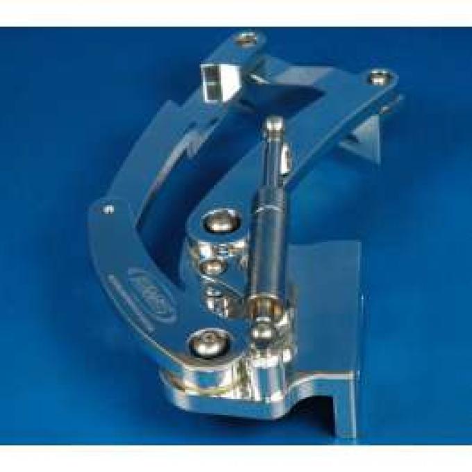 Chevy Billet Aluminum Hood Hinges, Polished Finish, 1955-1956