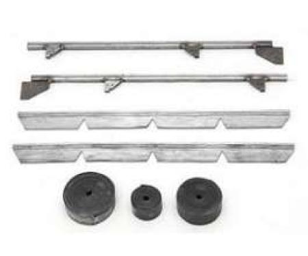Chevy Side Glass Setting Kit, With Channels, Hardtop Or Convertible, 1955-1957