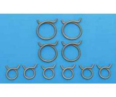 Chevy Radiator & Heater Hose Clamp Set, 1957