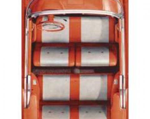 Chevy Convertible Circle Pattern Yardage, Vinyl, 1957