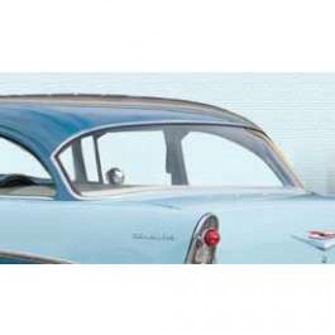 Chevy Rear Glass, Clear, 2 & 4-Door Sedan, 1955-1957