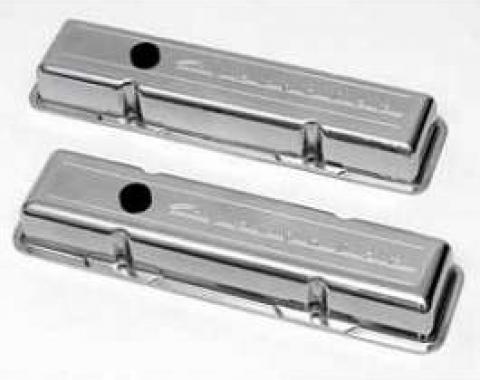 Chevy Valve Covers, Custom, Billet, Aluminum, Small Block, 1955-1957