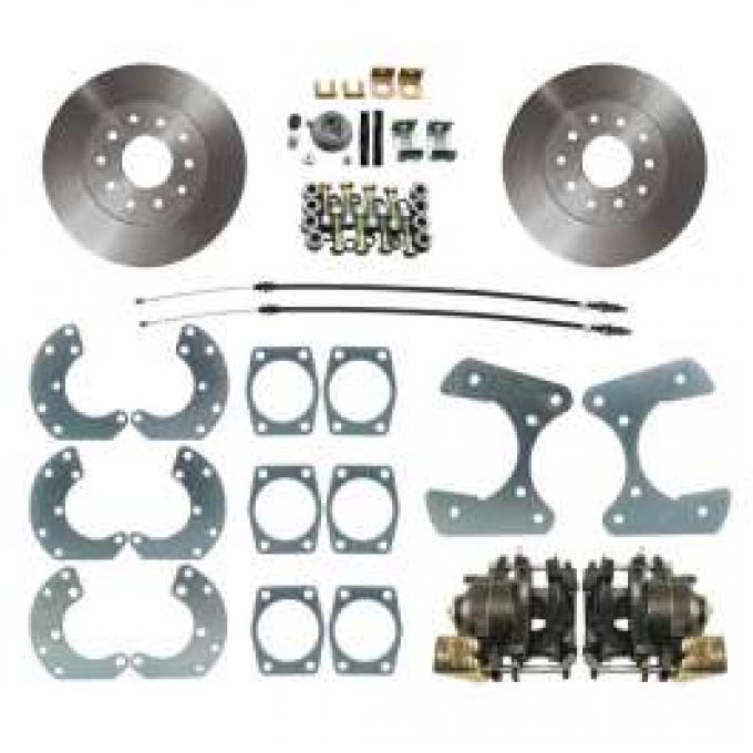 Chevy Disc Brake Kit, Rear, 9 Ford, Econo, 1955-1957