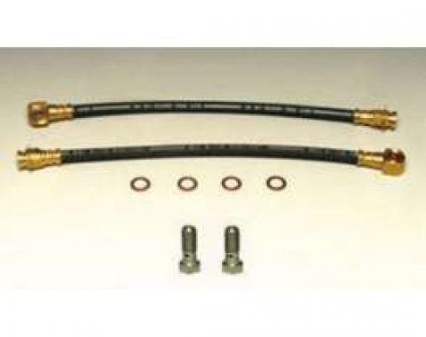 Chevy Front Disc Brake Hose Kit, 1955-1957