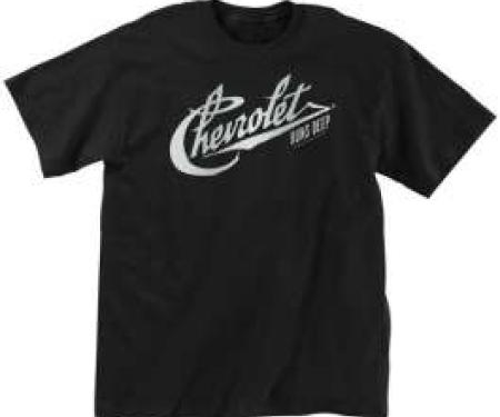 Chevrolet T-Shirt, Chevrolet Runs Deep, 100th Centennial, Black