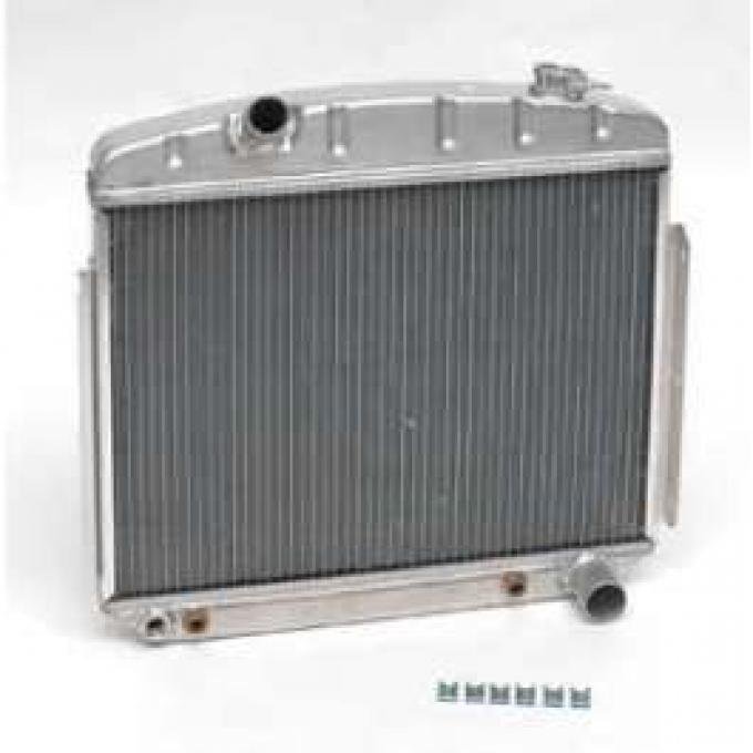 Chevy Aluminum Radiator, 6-Cylinder Position, 1957