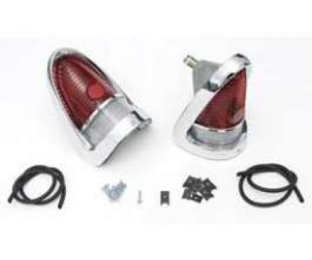 Chevy Taillight Assemblies, Complete, 1955