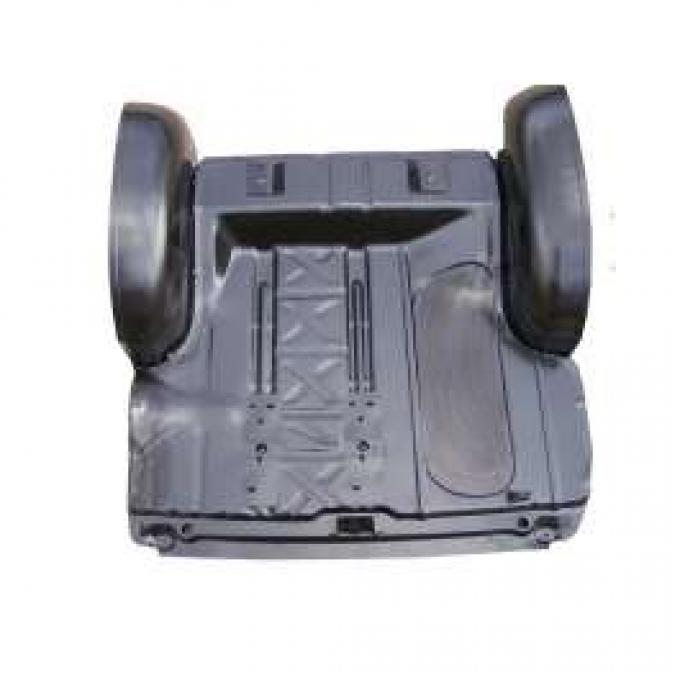 Chevy Trunk Floor Pan Kit, With Wider Wheelwells, 1955-1957