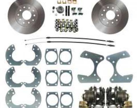 Chevy Disc Brake Kit, Rear, 9 Ford, Econo, 1955-1957