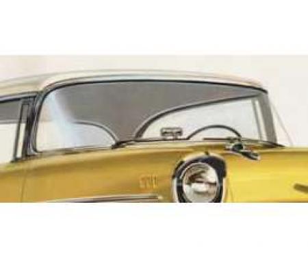 Chevy Windshield, Clear, Hardtop Or Convertible, Nomad, 1957