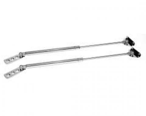 Chevy Liftgate Supports, Nomad, Gas Strut, Stainless Steel,1955-1957