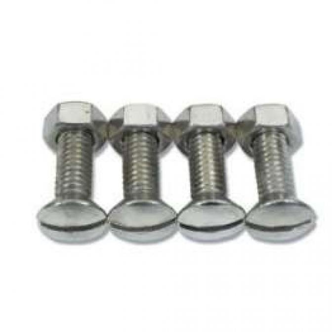 Chevy Screws, Bumper Accessory Guards, Rear, 1956