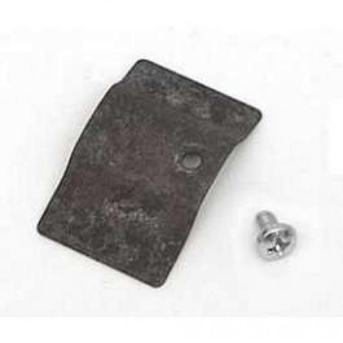 Chevy Beltline Molding End Clip, Stainless Steel, 2 & 4-Door Sedan, Right Front Door Rear Upper, Bel Air, 1955-1957