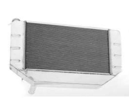 Chevy Cross-Flow Radiator, Polished Aluminum, LS1, LS2, LS3& LS6, Griffin, 1955-1957