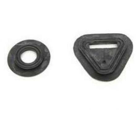 Chevy Dimmer Switch & Gas Pedal Carpet Grommets, 1955-1957