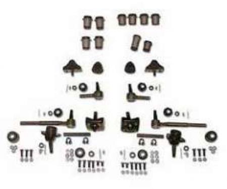 Chevy Front End Rebuild Kit, Except Original Power Steering & Without Coil Springs, 1955-1957