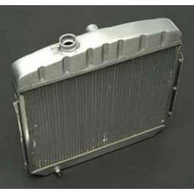 Chevy Radiator, Aluminum, V8 Position, Griffin HP Series, 1955-1957
