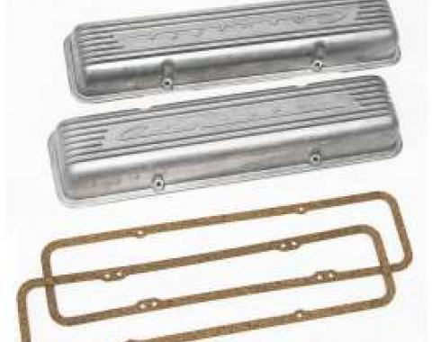 Chevy Valve Covers, Small Block, Corvette, Aluminum, 1955-1957