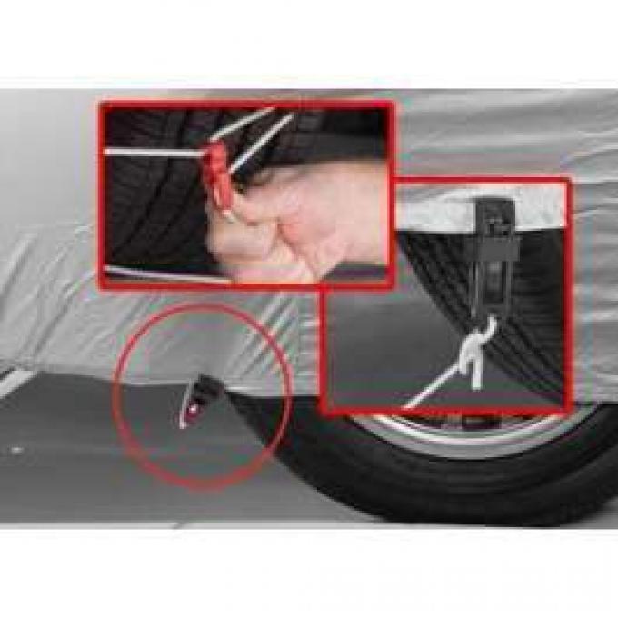 Car Cover Wind Gust Guard Kit