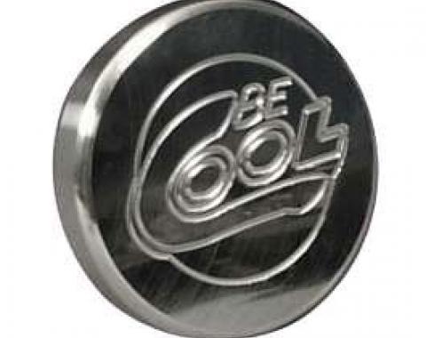 Chevy Radiator Cap, Billet, Round, Polished Finish, Be Cool