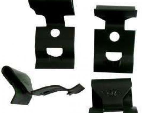 Chevy Window Reveal Molding Clip Set, Rear, 1955-1957