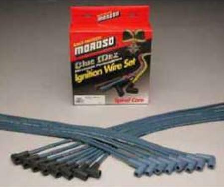 Chevy HEI Blue Spark Plug Wires, Moroso, 1955-1957