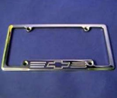 Bowtie Polished Billet License Frame