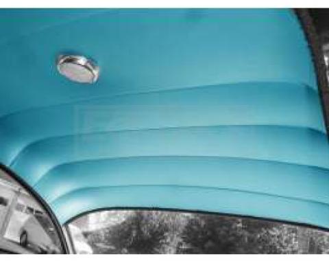 Perforated Headliner, Belair Nomad 2 Door Wagon, Beige, 1955-1956