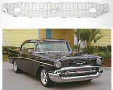 Chevy Grille, Silver, 1957