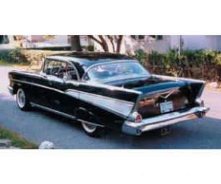 Chevy Rear Door Glass, Tinted, 4-Door Hardtop, 1956-1957